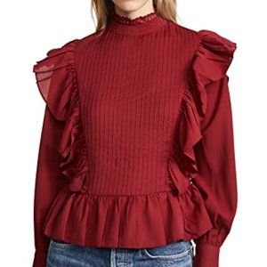 Valencia & Vine Romantic Ruffle Blouse